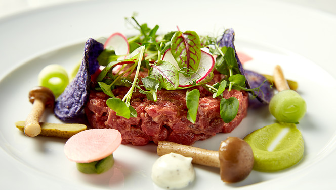 Steak tartare in Restaurant Salt Zaltbommel