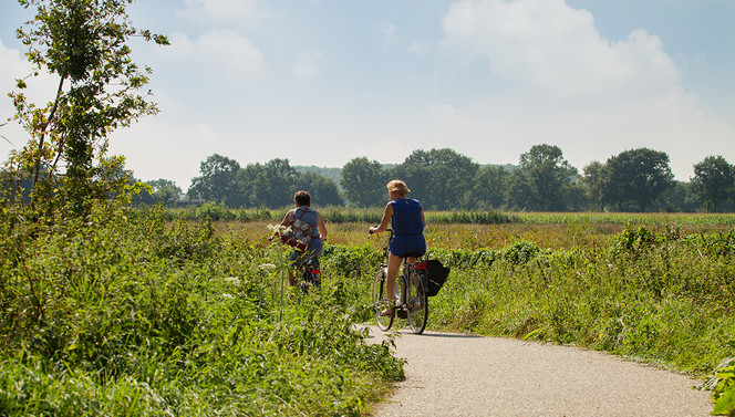 Radfahren durch Rivierenland vom Hotel Zaltbommel