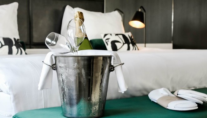 Fles Cava bij het Hotelarrangement in Zaltbommel